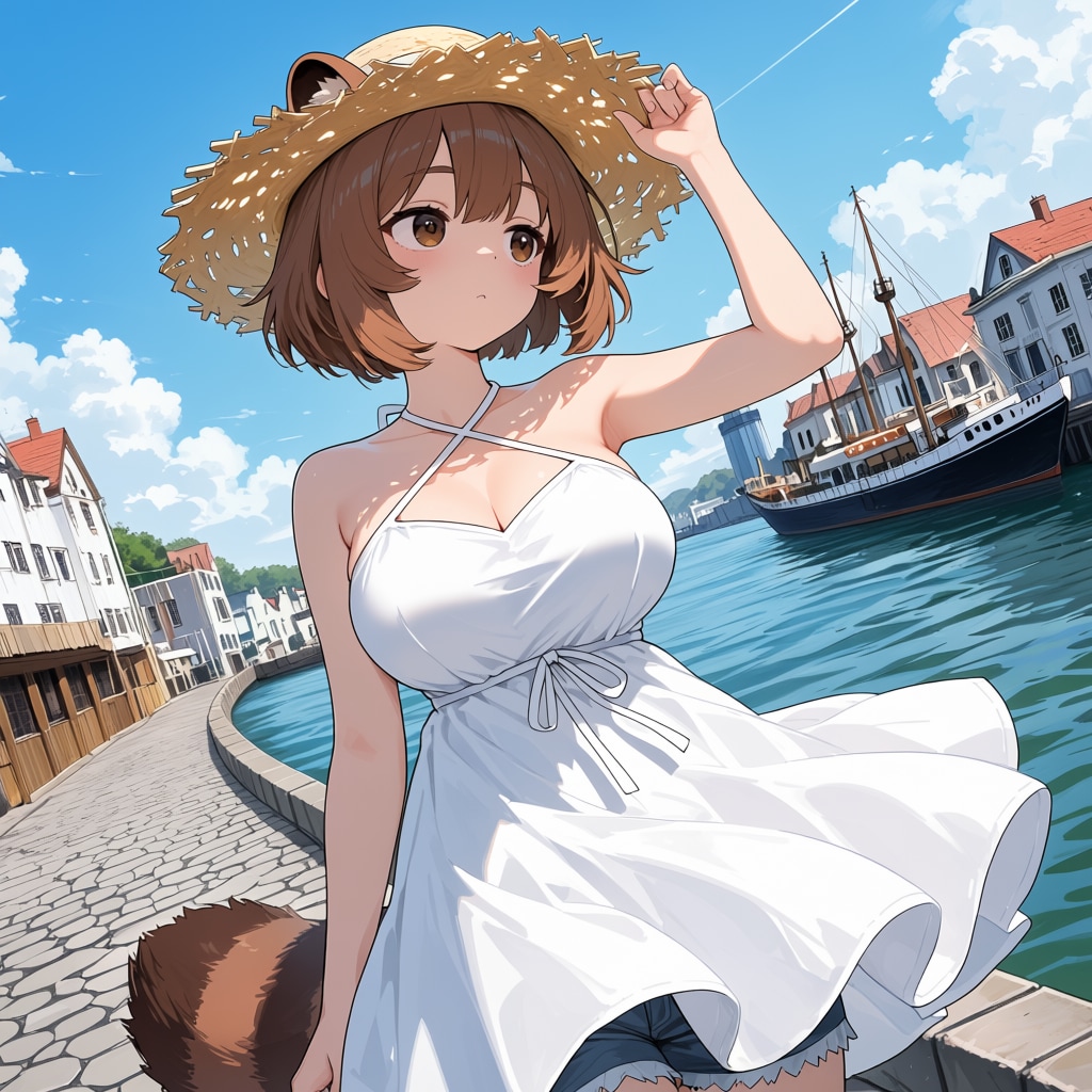 タヌキの夏コーデ 2