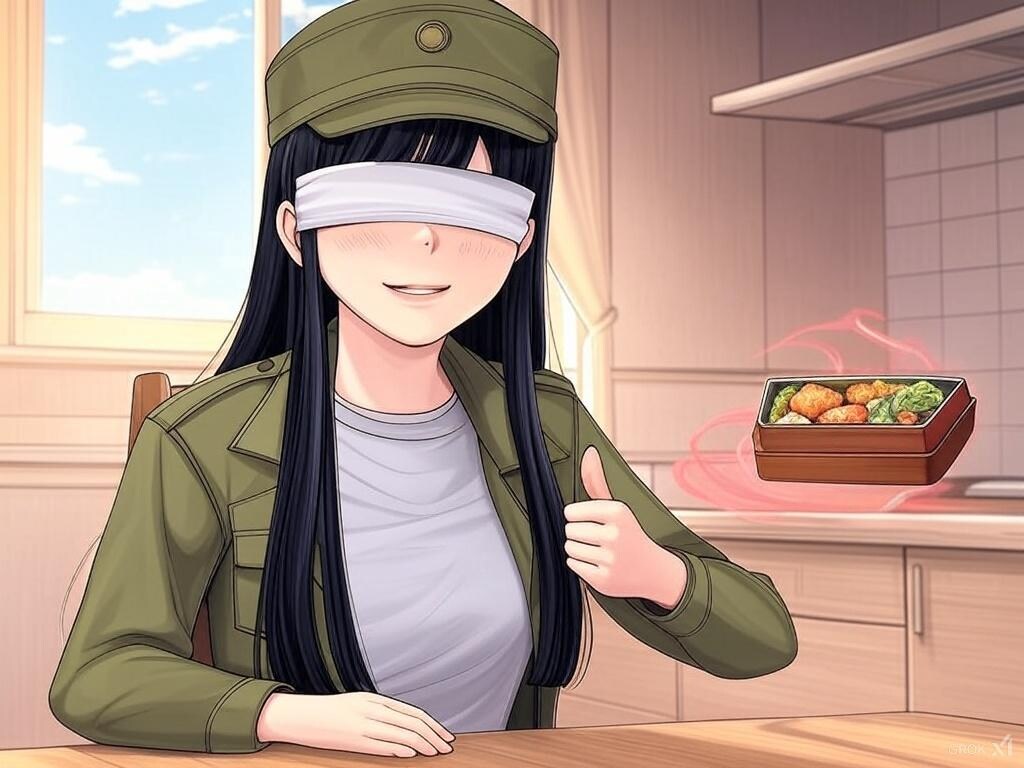 『眼帯戦線ー中島嵐歩、弁当も戦場だ』【ニャンノ世界】