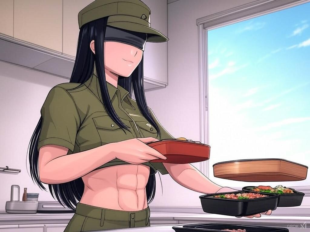 『眼帯戦線ー中島嵐歩、弁当も戦場だ』【ニャンノ世界】