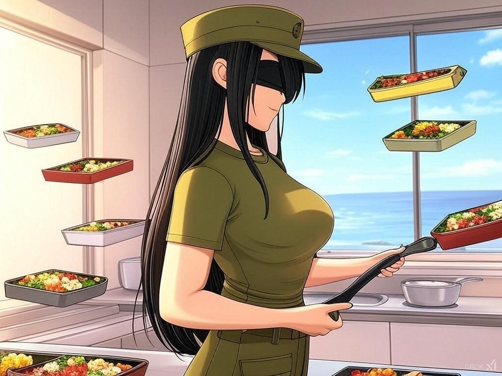 『眼帯戦線ー中島嵐歩、弁当も戦場だ』【ニャンノ世界】