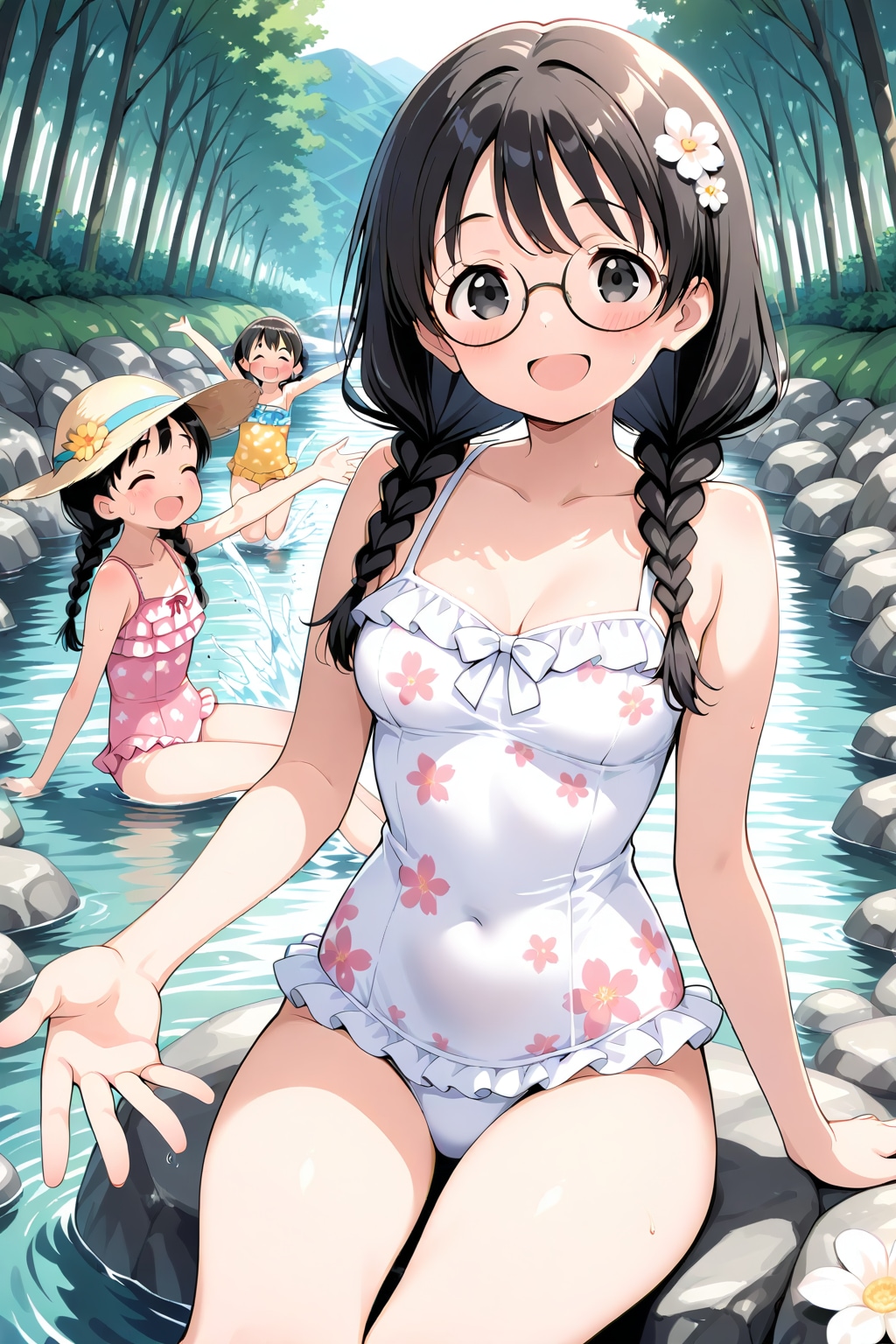 夏の川遊び その2