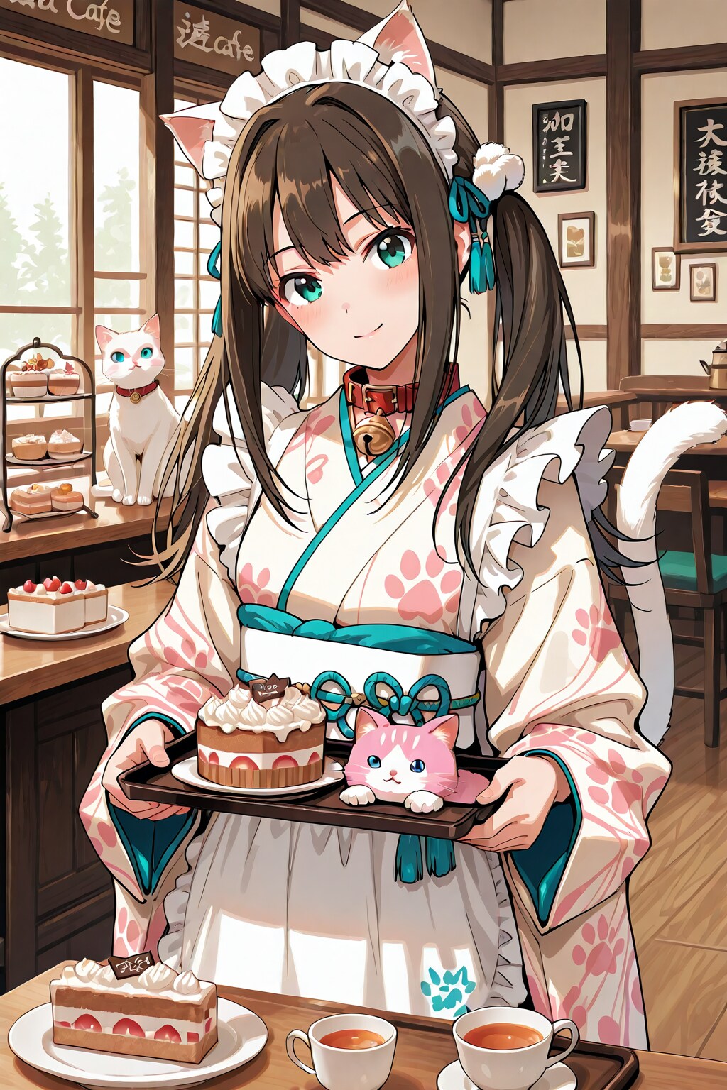 和風猫カフェ白猫館