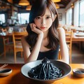squid ink pasta 12枚目