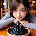 squid ink pasta 11枚目