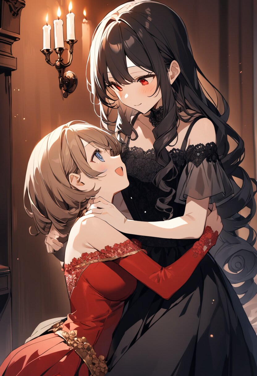 先輩に甘える後輩ちゃん | の人気AIイラスト・グラビア