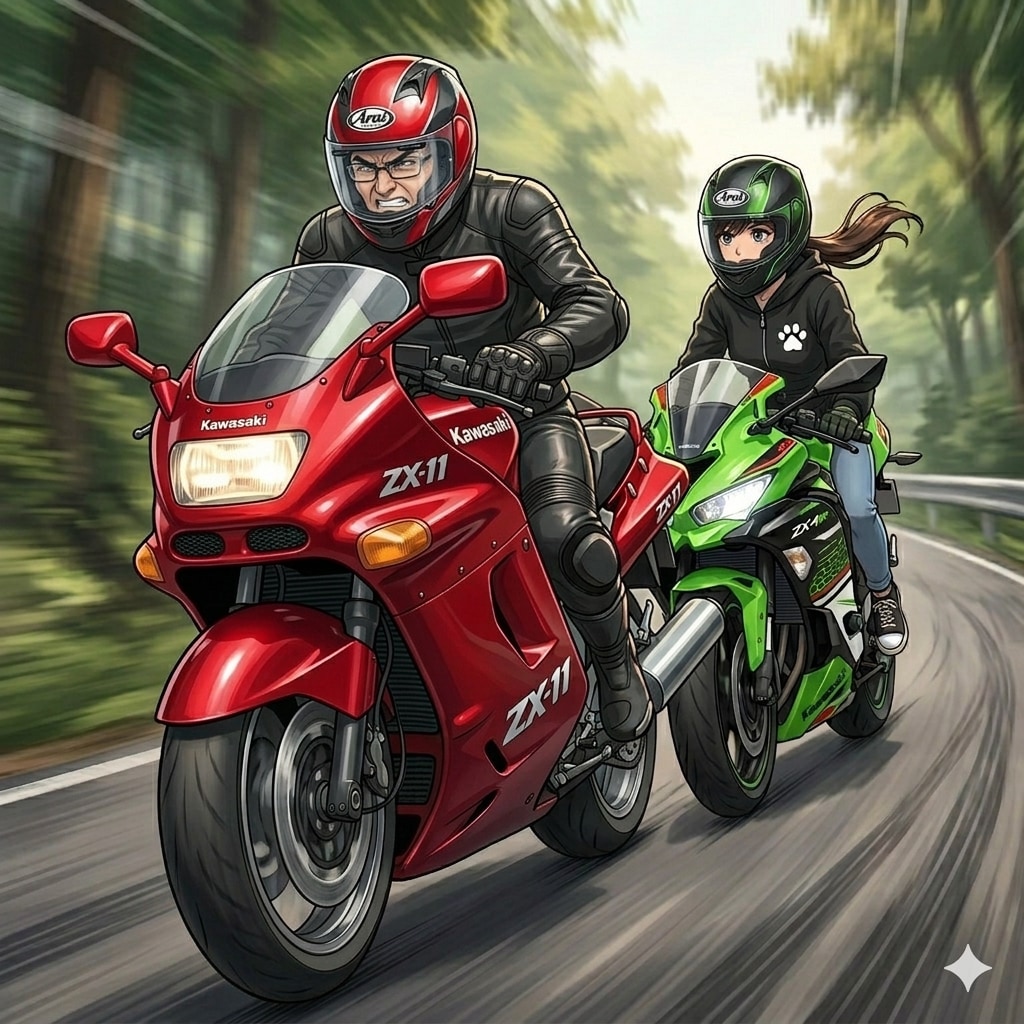 カワサキの男女