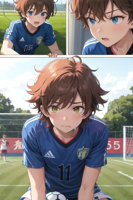 サッカー　まんが