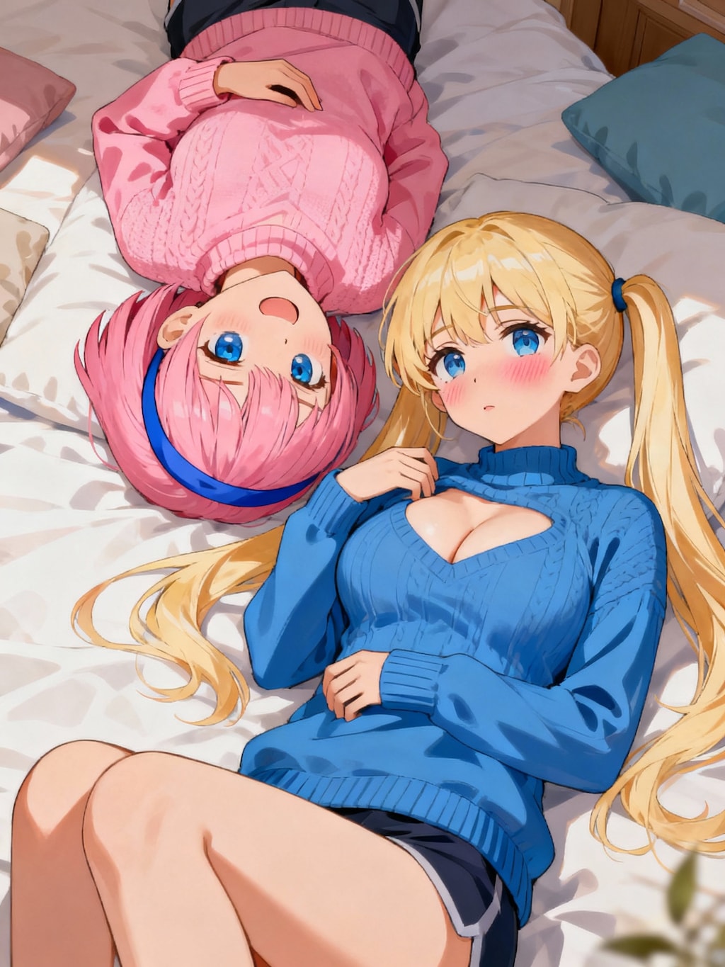 ベッドでごろごろ