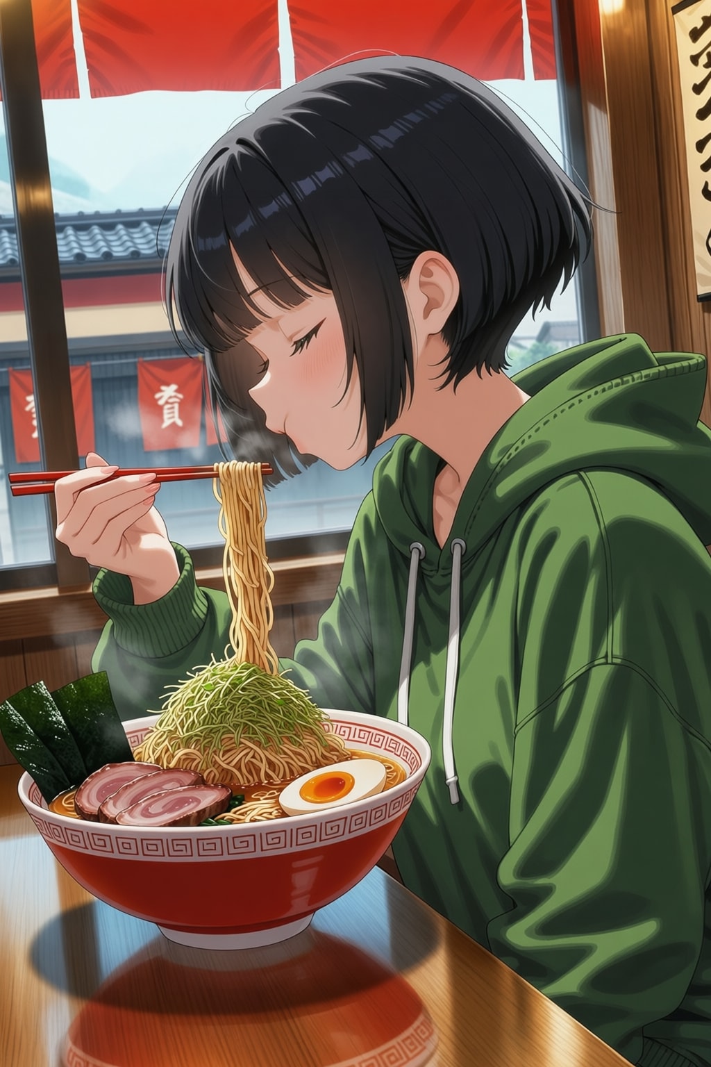 硬め・濃いめ・多め