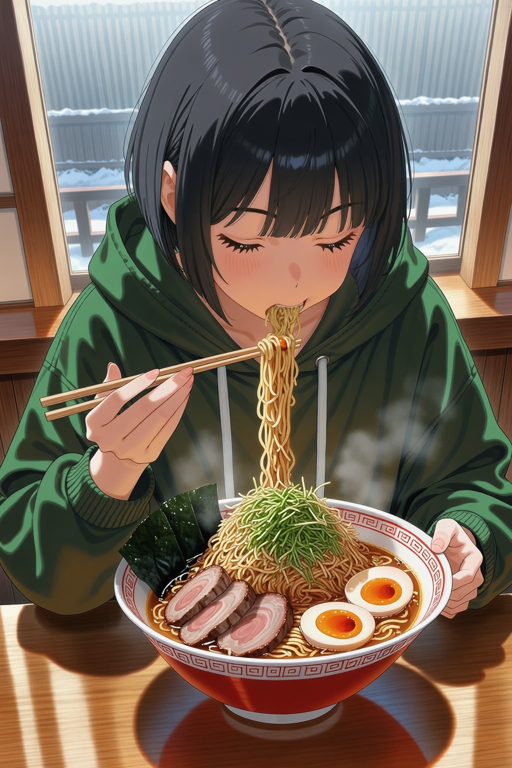 硬め・濃いめ・多め