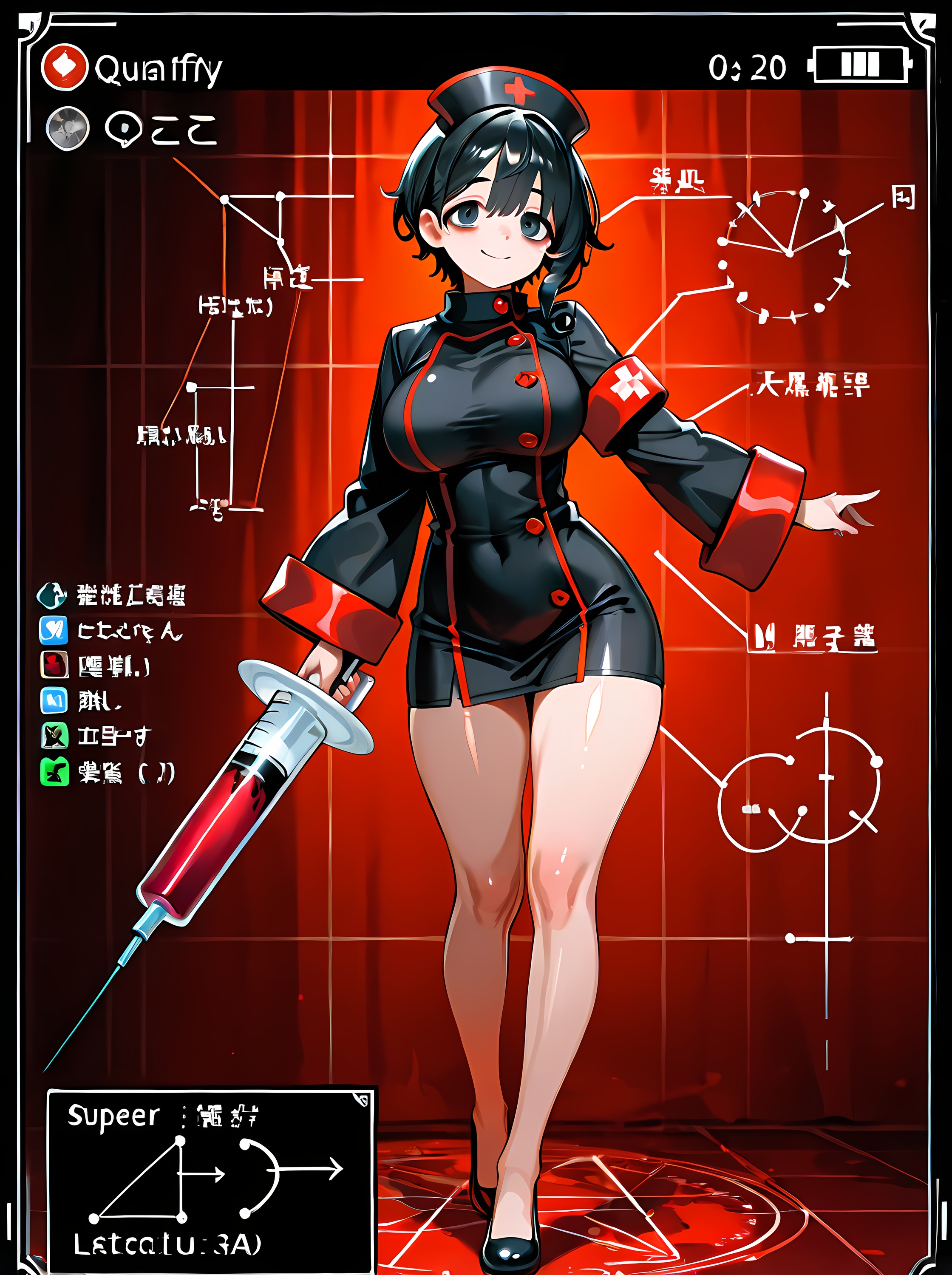 バトルナース💉パラメーター📊 | の人気AIイラスト・グラビア