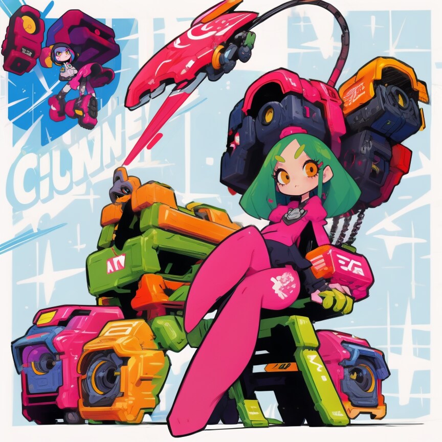 Girl and Robot1102