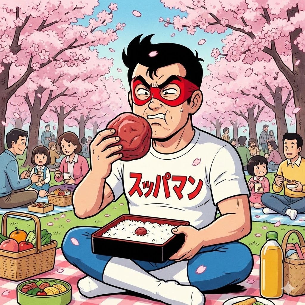 梅干し食べてスッパマン | の人気AIイラスト・グラビア