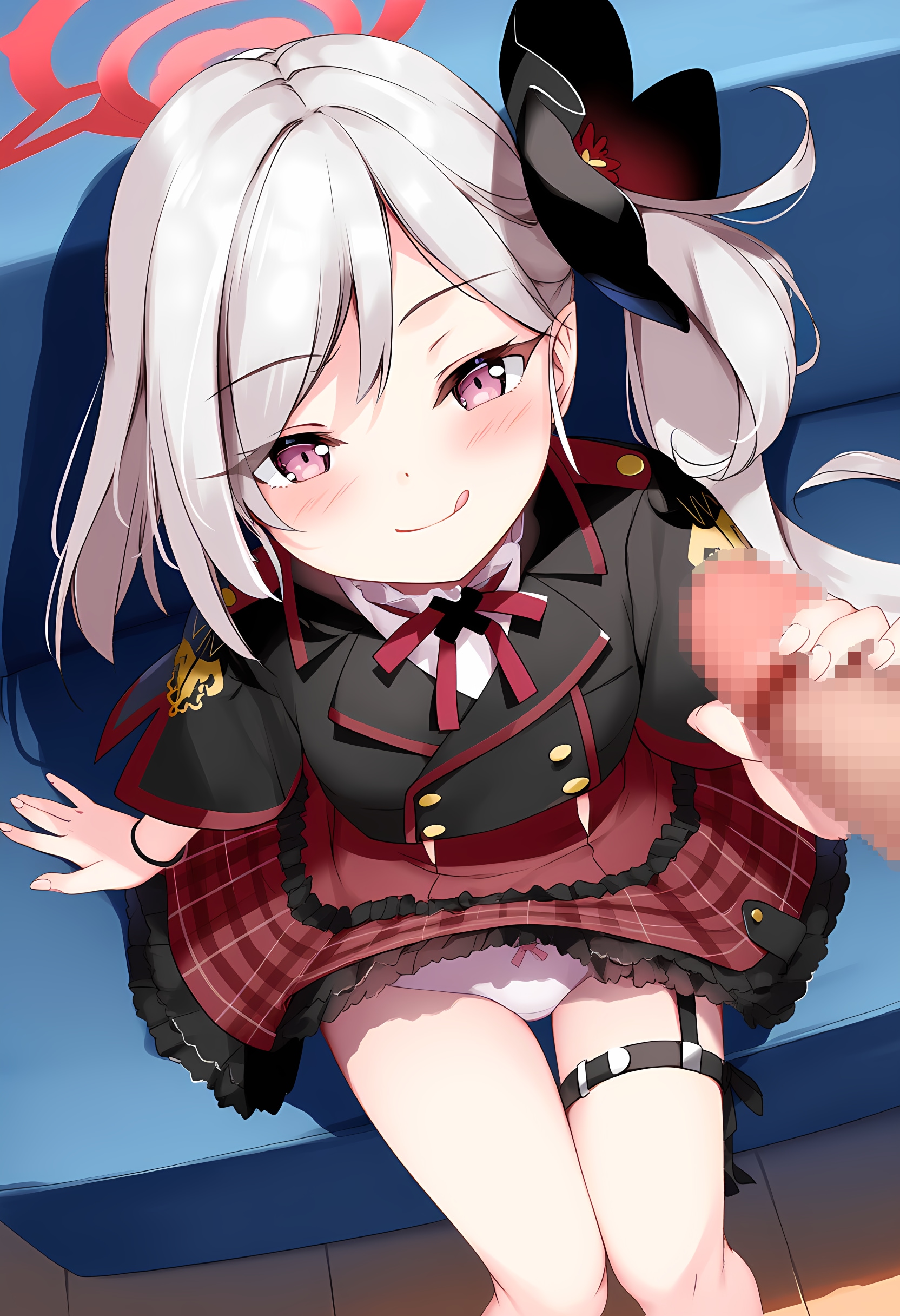 ムツキに手コキしてもらう