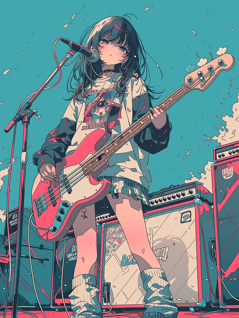 パステルベーシスト | の人気AIイラスト・グラビア