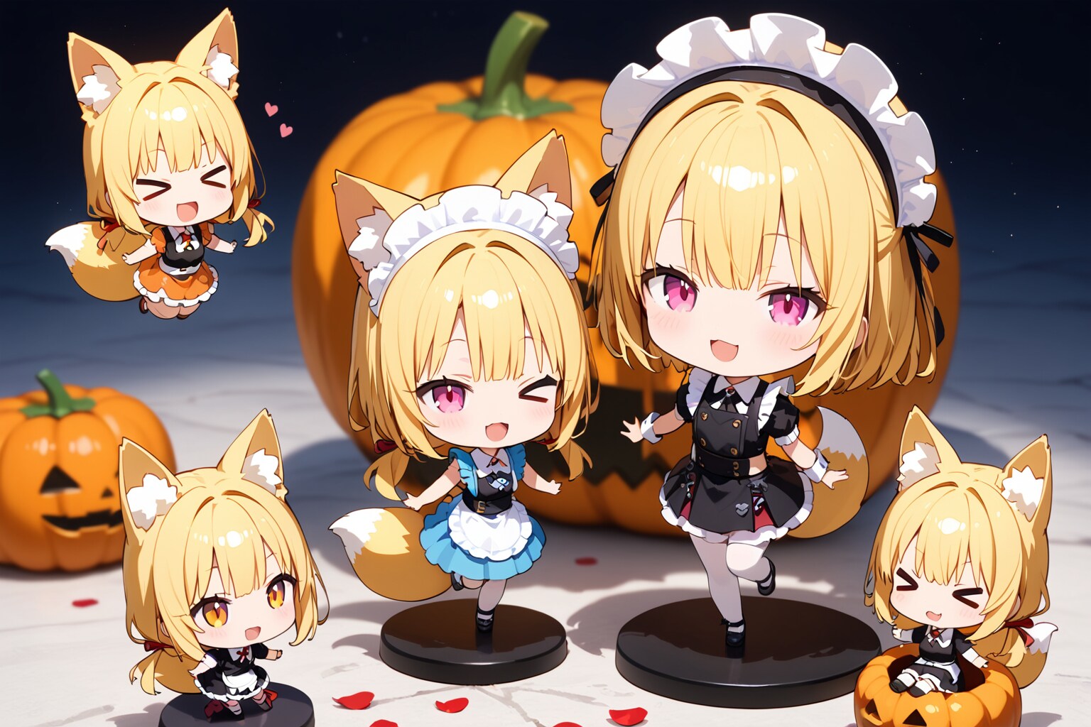 (((cute maid outfit))), (((frills))),。 | の人気AIイラスト・グラビア