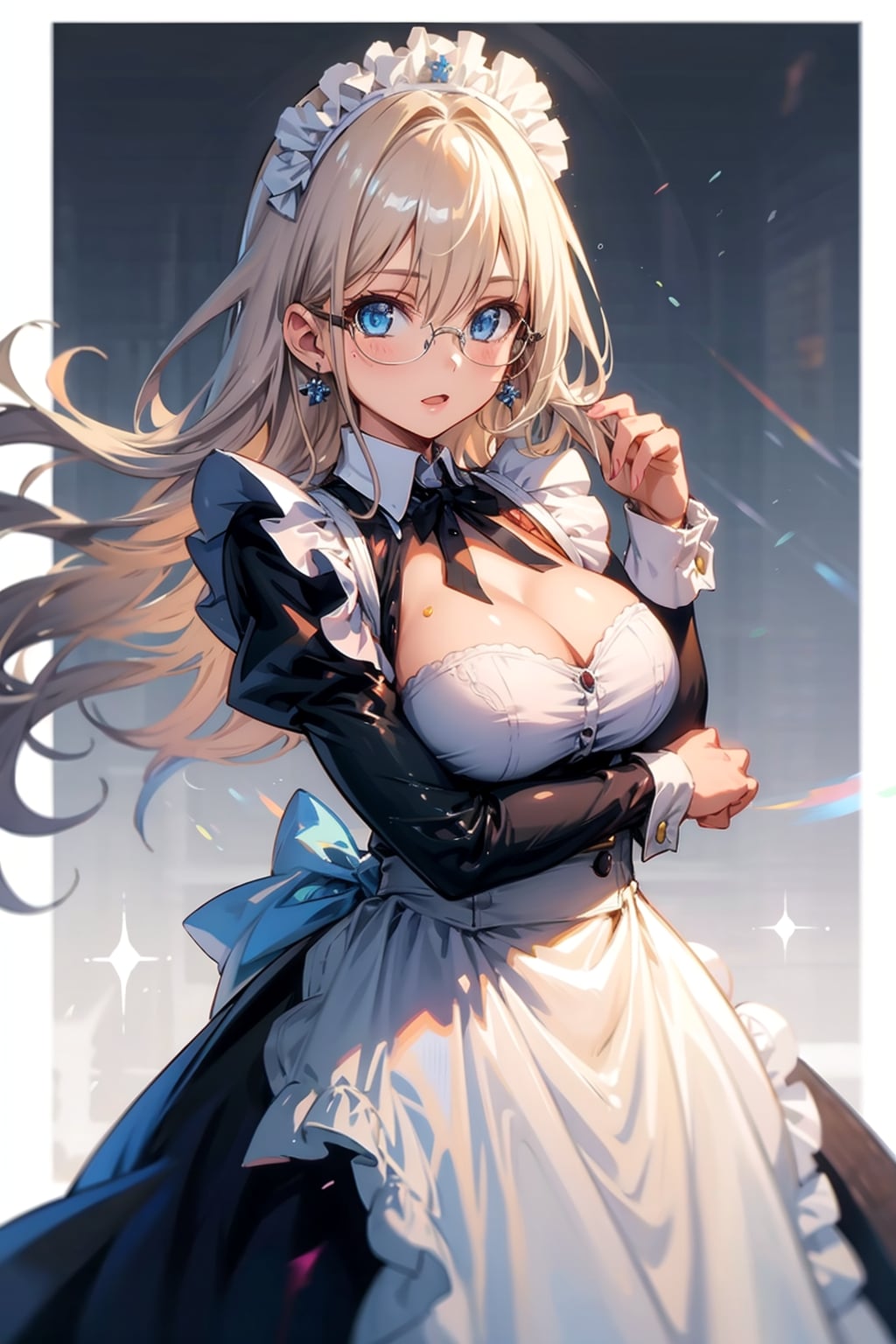 メガネ美少女メイド