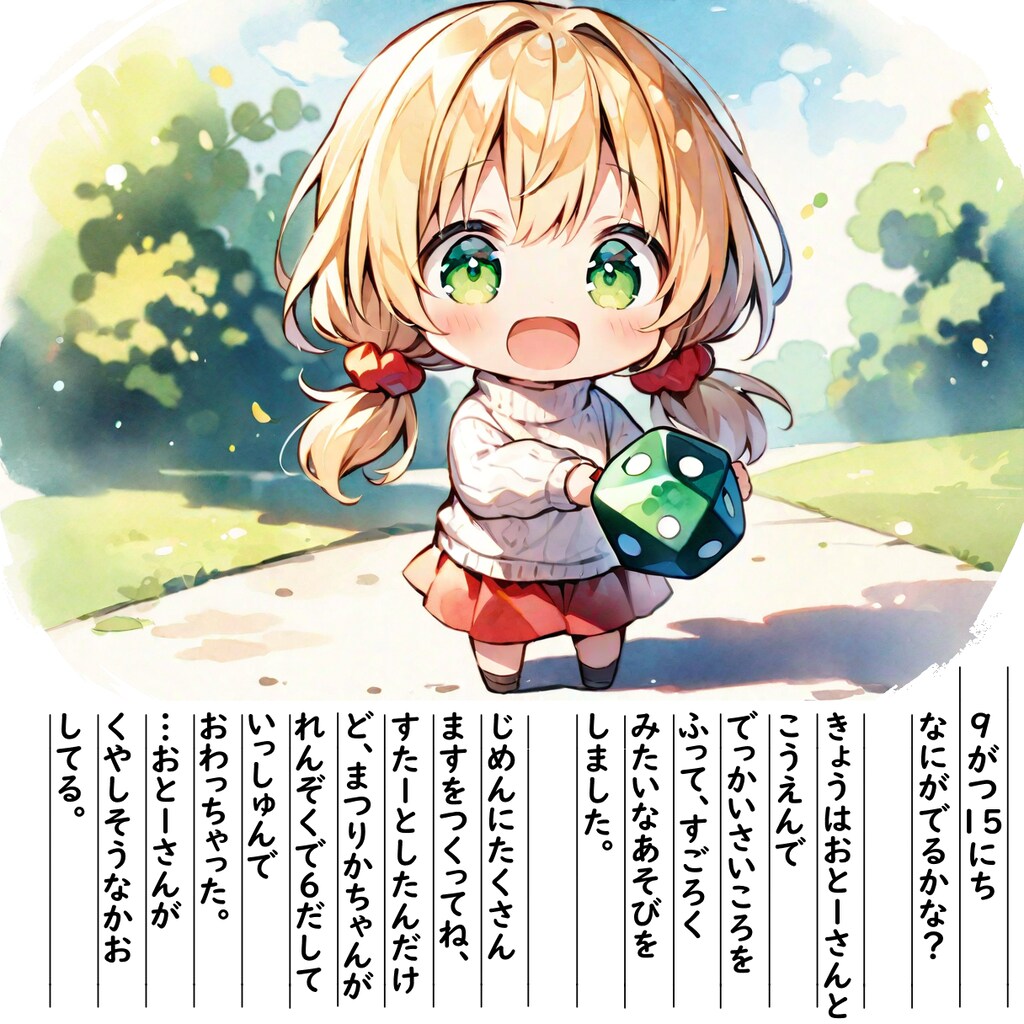 【絵日記】すごろくげーむです