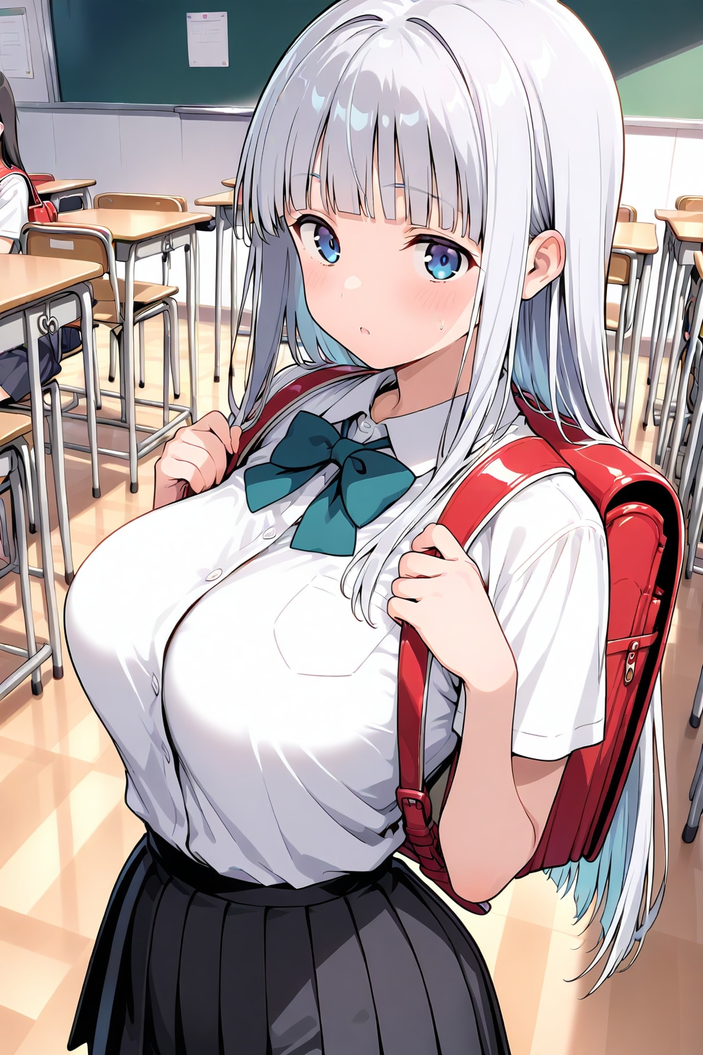 銀髪の女の子