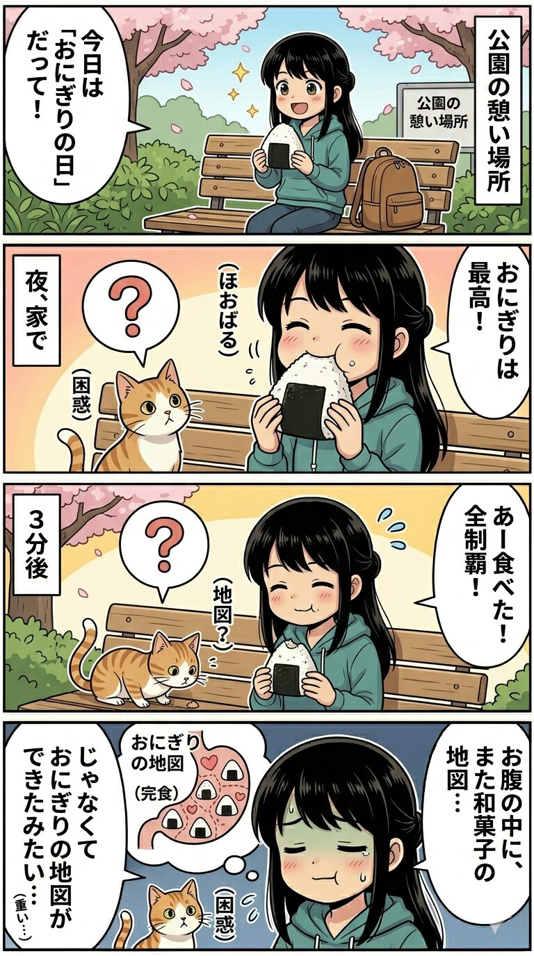 おにぎりの地図しょ～！！