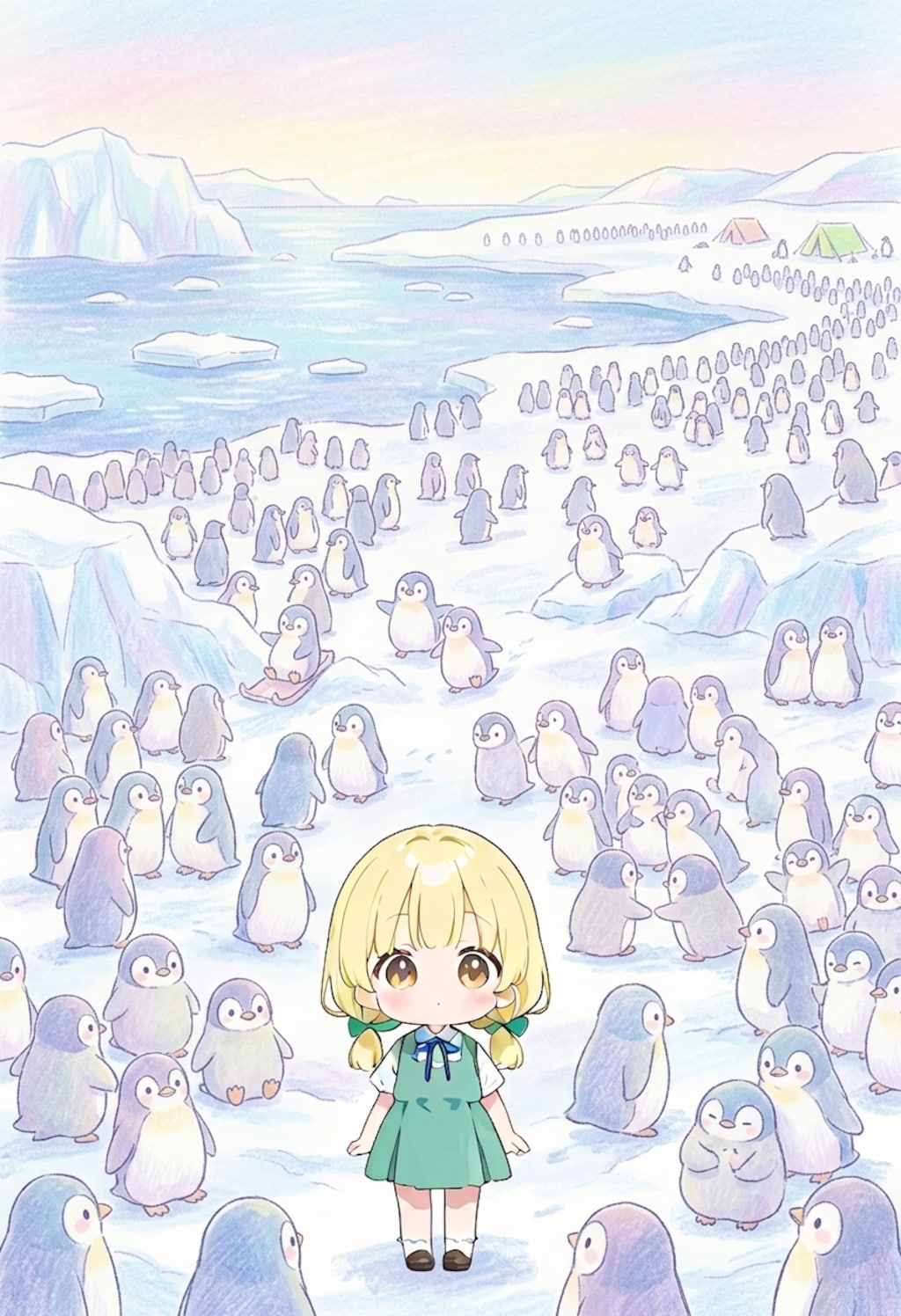 南極はペンギンだらけ