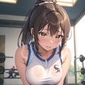 汗だくポニテ少女 3枚目