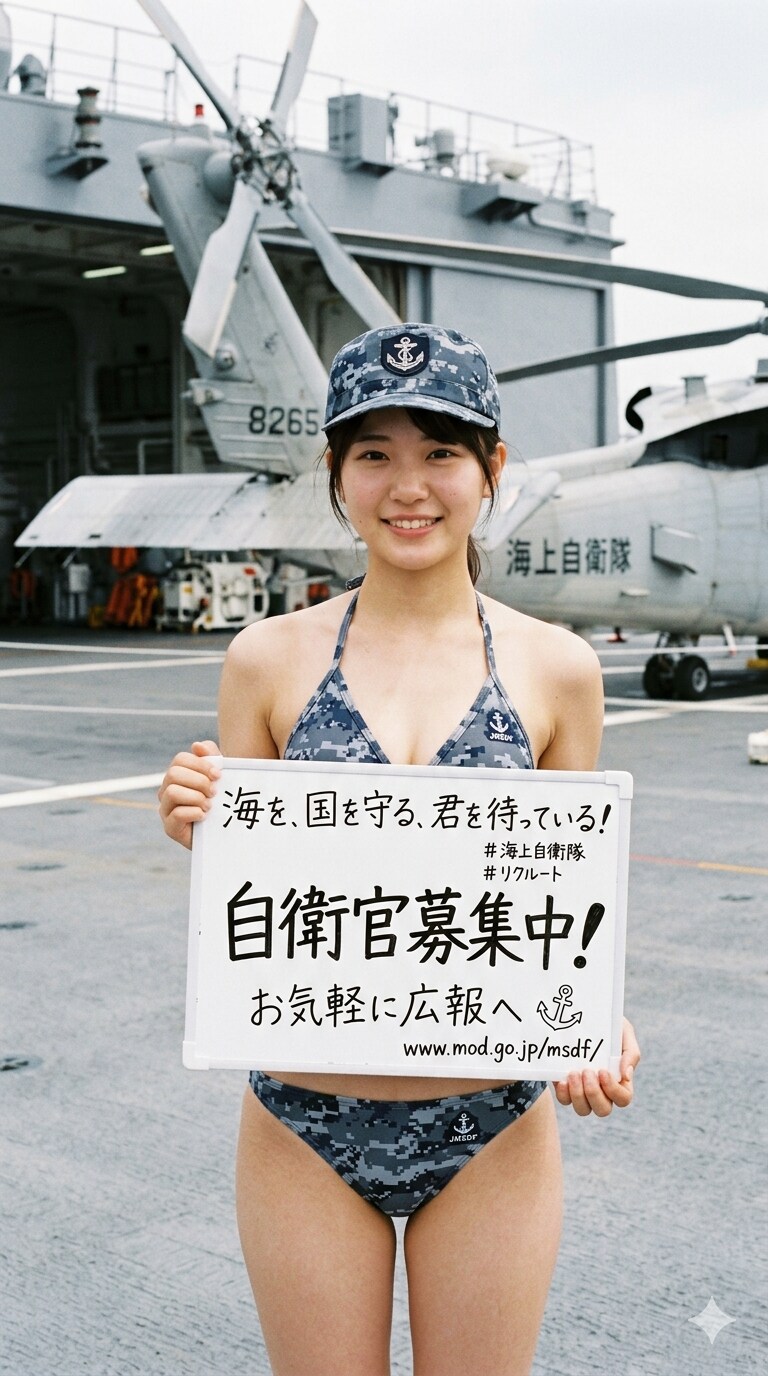 ２０日の女性海上自衛官 Gemini