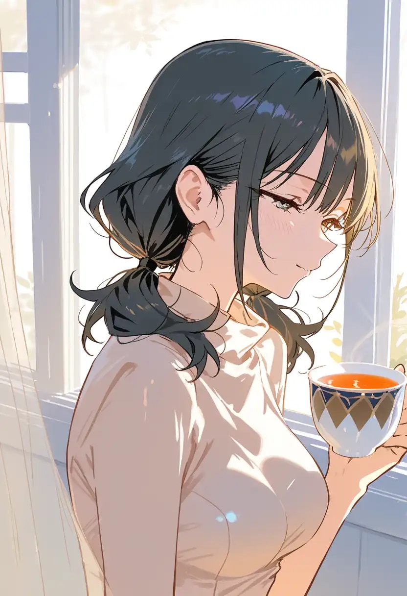 今日は紅茶の気分ね。 | の人気AIイラスト・グラビア