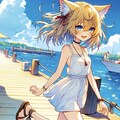 DALL‐E３テスト_12  髪型指定(女の子) 4枚目