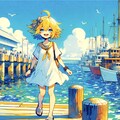 DALL‐E３テスト_12  髪型指定(女の子) 5枚目