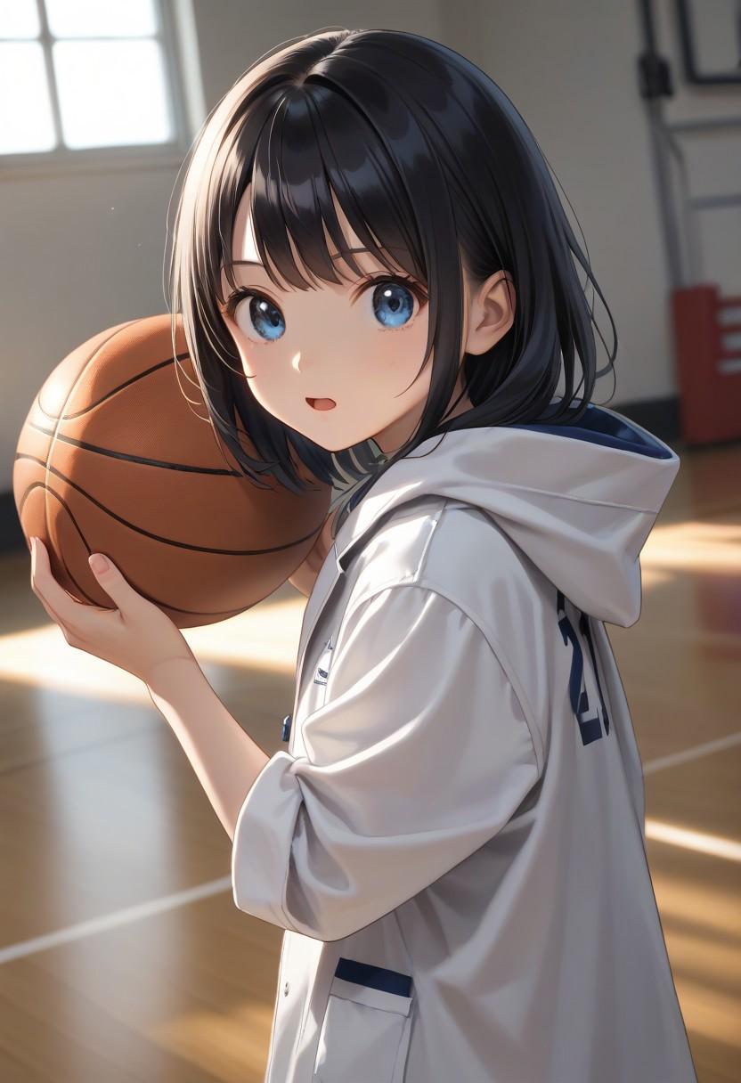 バスケ部の少女(2)
