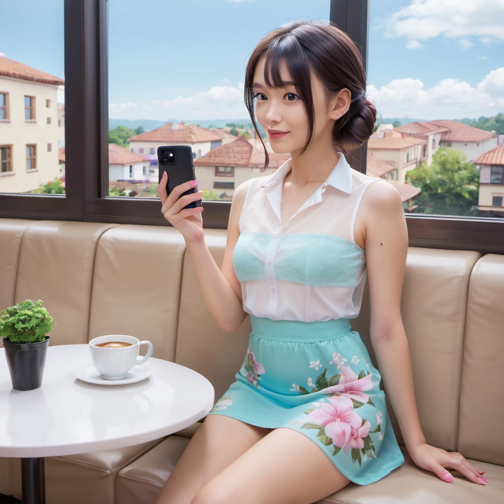 シアーブラウスお姉さん