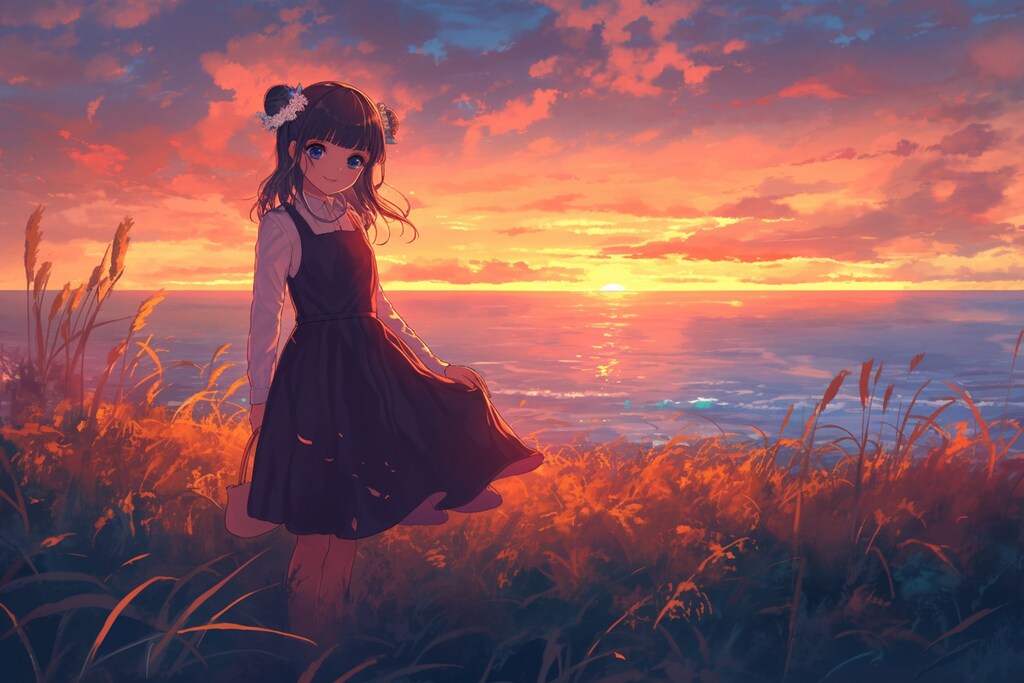 夕暮れのおだんごちゃん🍡✨106