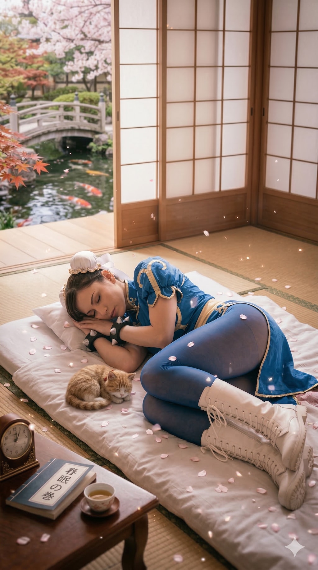春麗の春眠暁を覚えず
