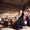 勉強がんばる 9枚目