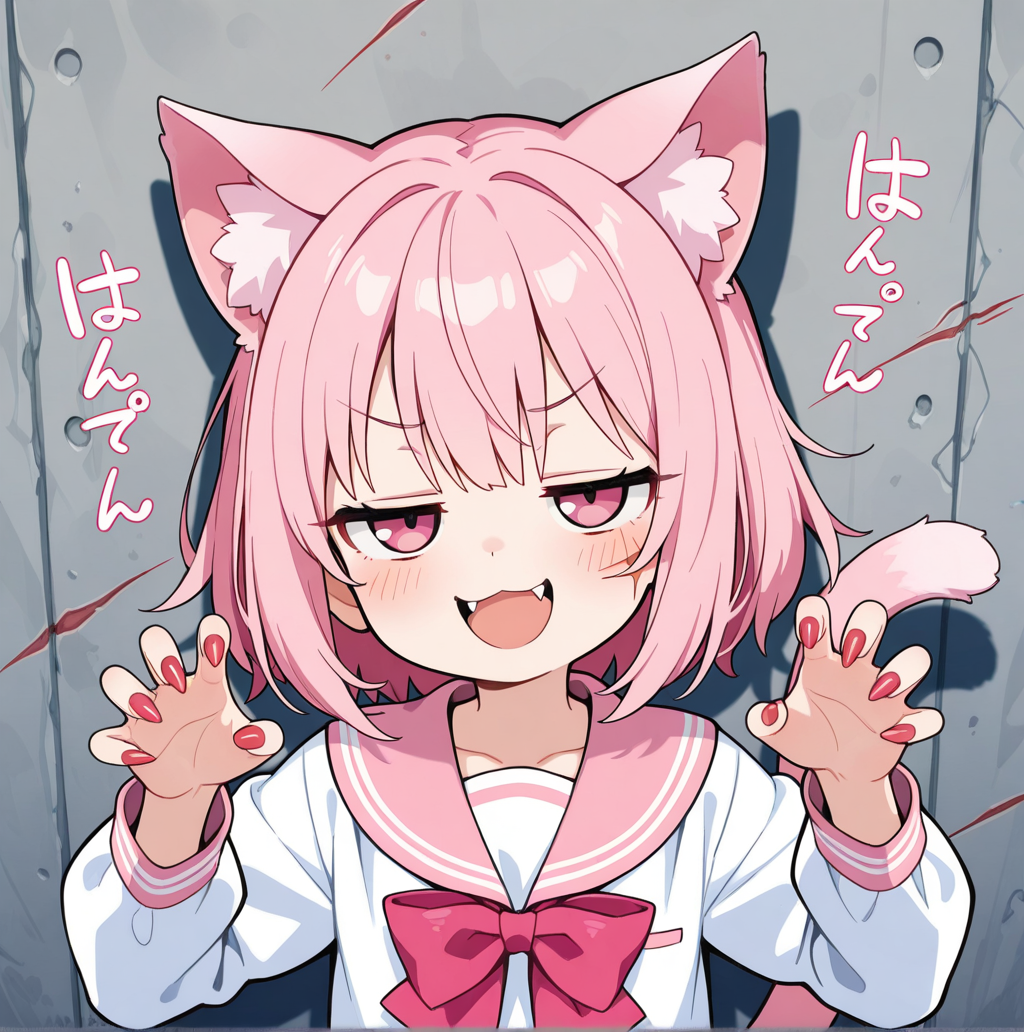 ね、ねこちゃんの手・・・！！😱