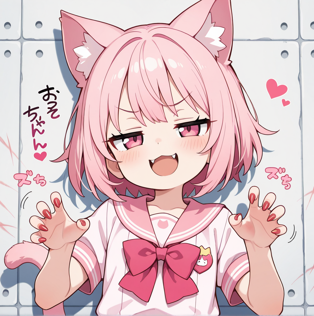 ね、ねこちゃんの手・・・！！😱