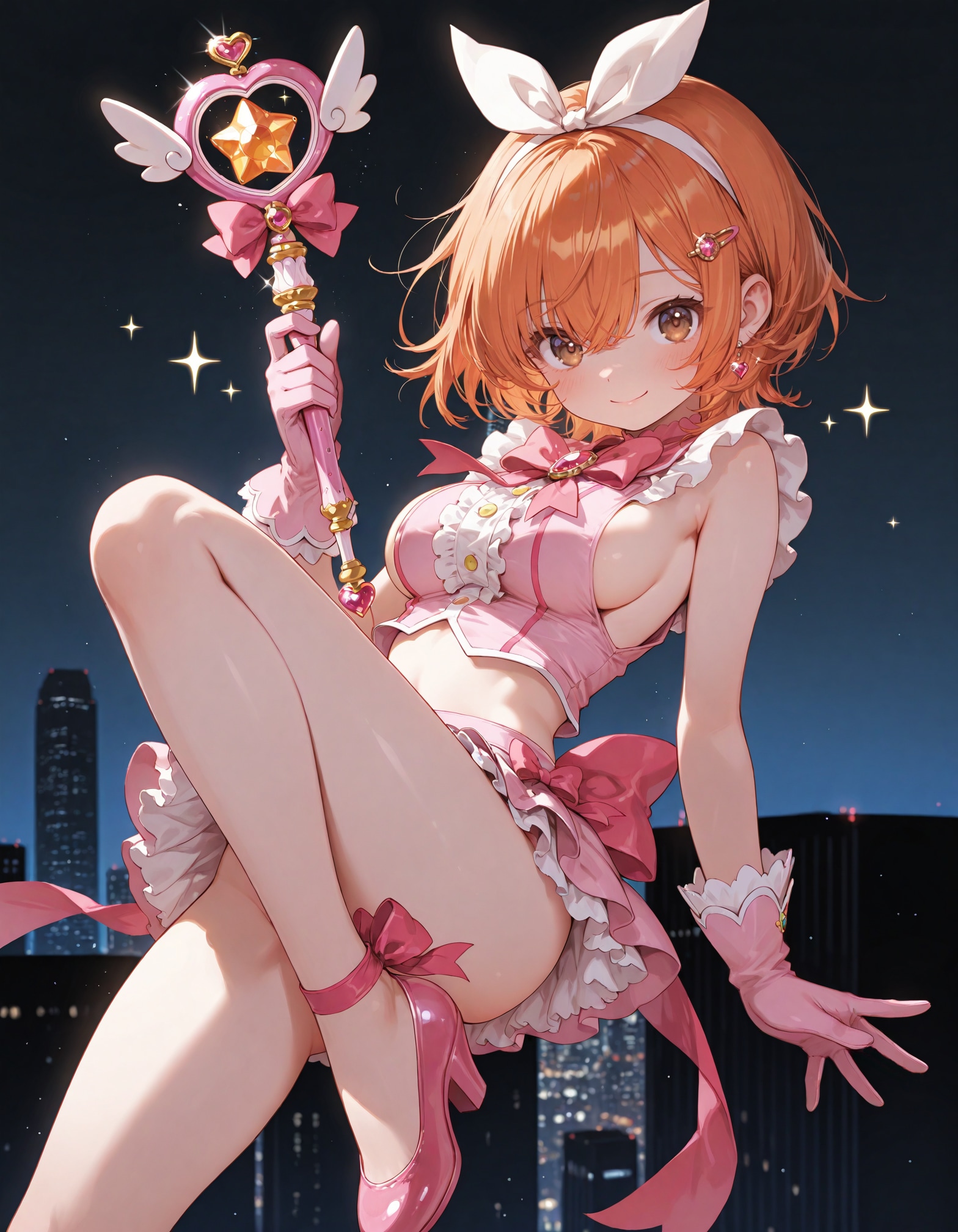 ぴんくのよこちち魔法少女