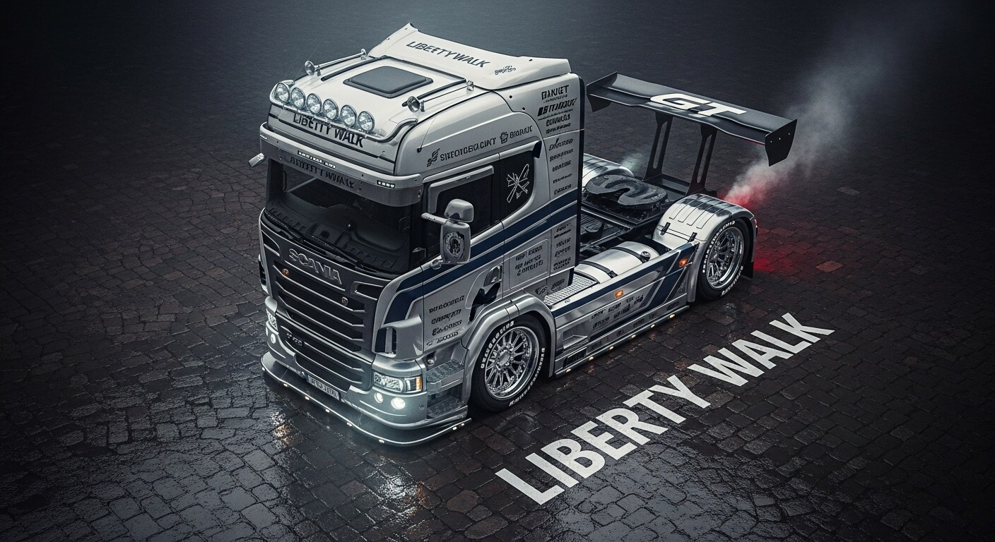 リバティーウォークスカニアトラック | の人気AIイラスト・グラビア