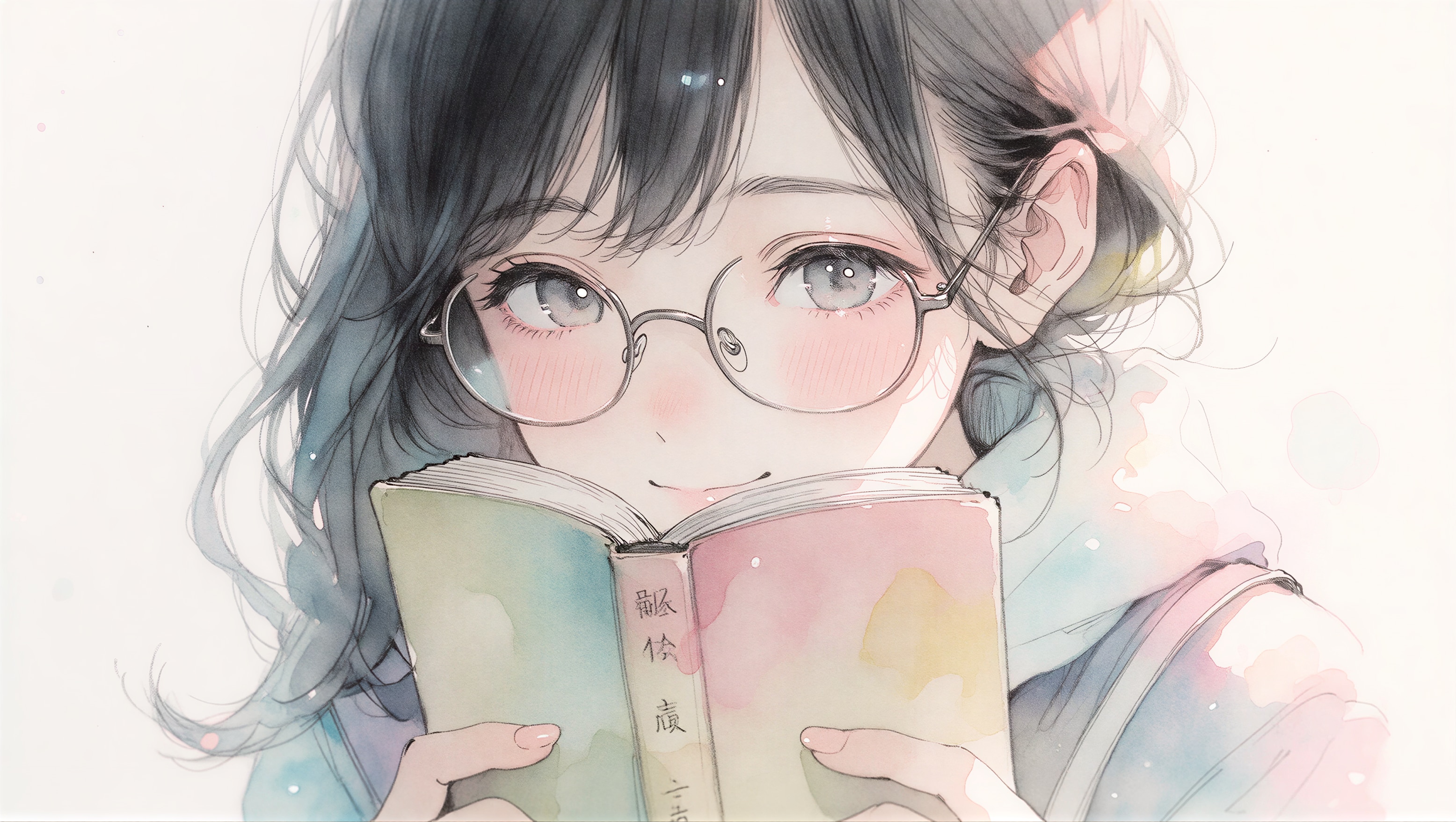 黒髪の眼鏡の女の子 | の人気AIイラスト・グラビア