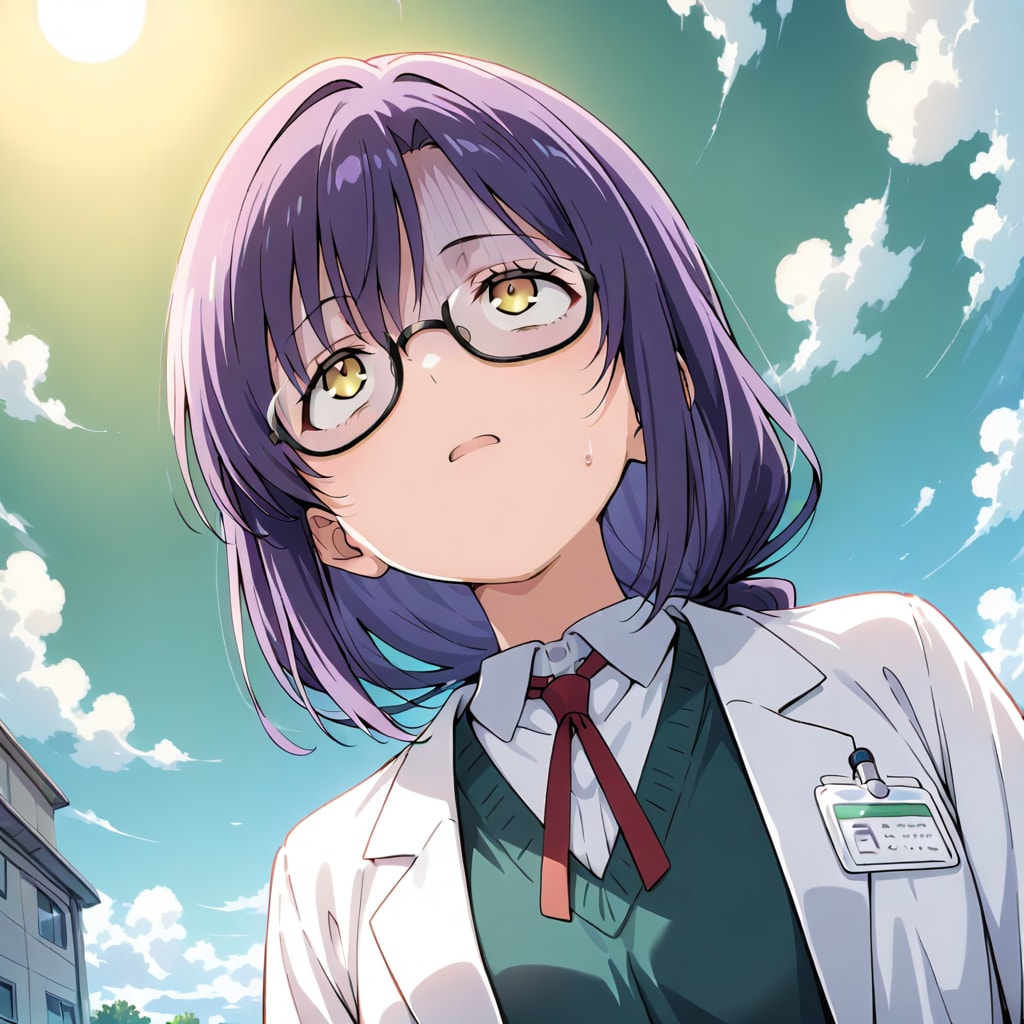 徹夜続きで今が何曜日かわからなくなった研究者 | の人気AIイラスト・グラビア