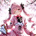 桜のダイヤちゃんコス（の桜花ちゃん） 8枚目