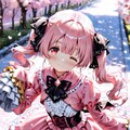 桜のダイヤちゃんコス（の桜花ちゃん） 2枚目