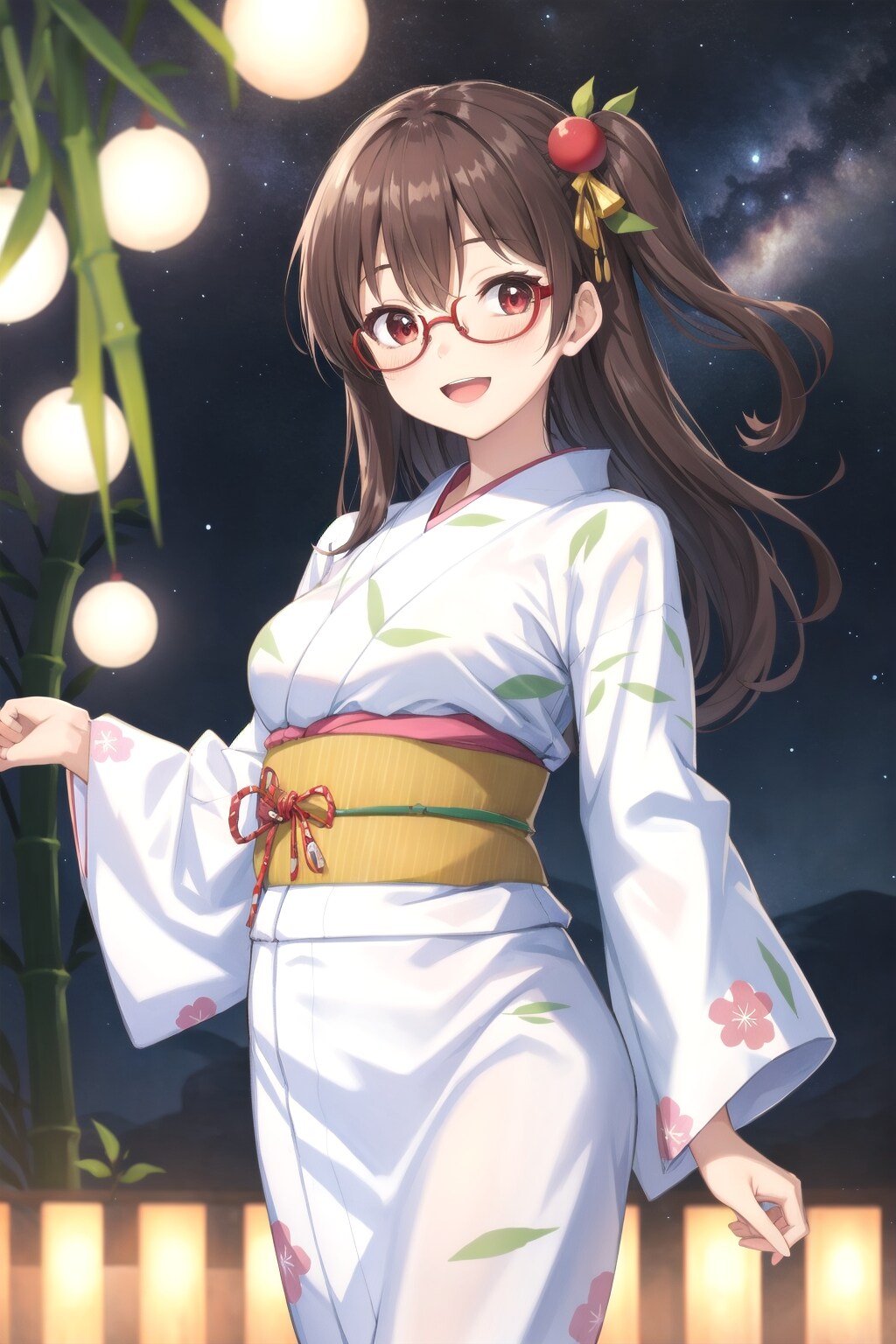 七夕🎋の夜空😉 | の人気AIイラスト・グラビア