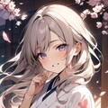 桜の着物少女 6枚目