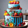 創作ケーキ 6枚目
