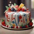 創作ケーキ 2枚目