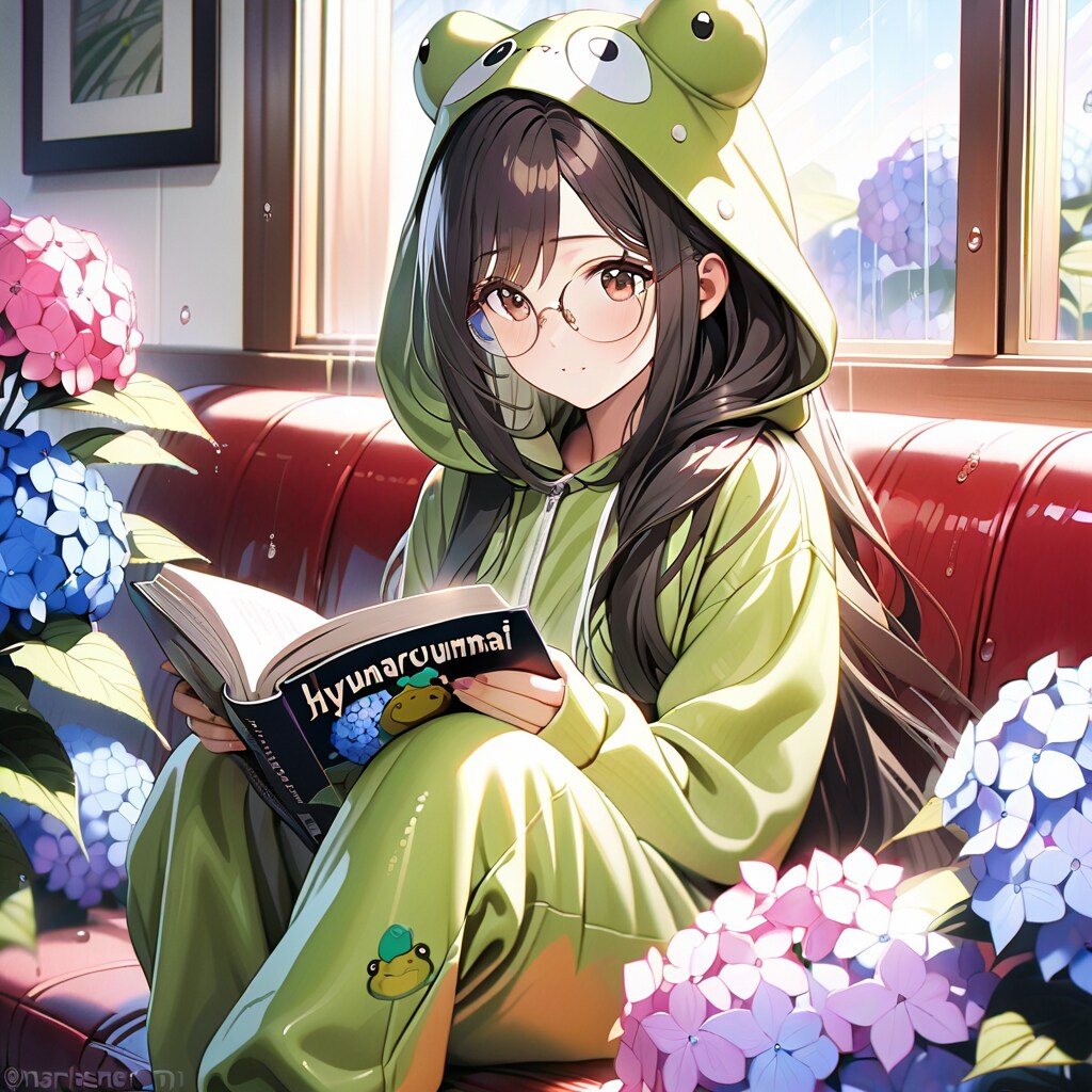 雨の日はおうちで読書