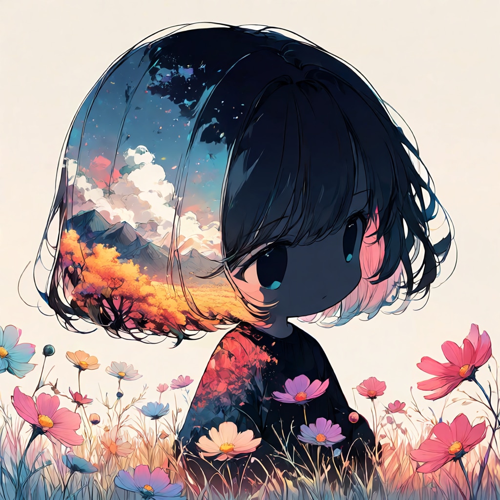 愁い | の人気AIイラスト・グラビア