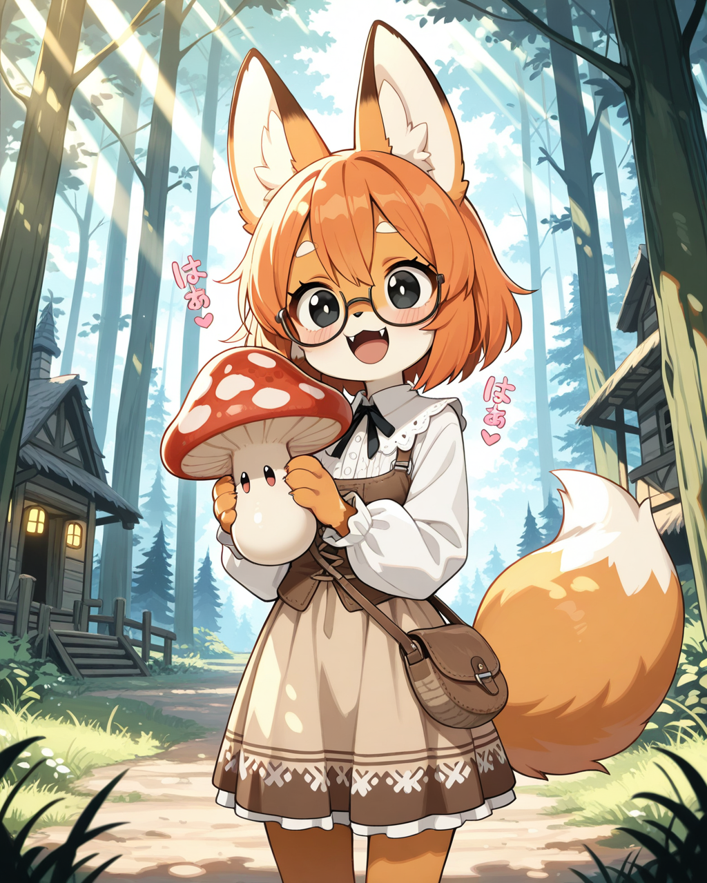 森のきのこはかせ。